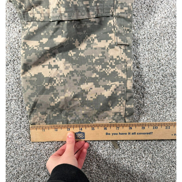 Army Combat Uniform Pants 34X29.5 Tactical Cargo Insect Repellent Digital Camo - Picture 12 of 12